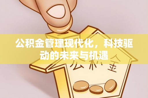 息烽公积金管理现代化，科技驱动的未来与机遇