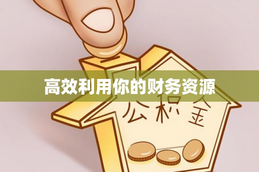 息烽高效利用你的财务资源